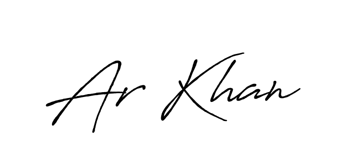 Ar Khan stylish signature style. Best Handwritten Sign (Antro_Vectra_Bolder) for my name. Handwritten Signature Collection Ideas for my name Ar Khan. Ar Khan signature style 7 images and pictures png