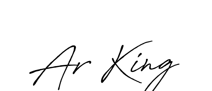 You should practise on your own different ways (Antro_Vectra_Bolder) to write your name (Ar King) in signature. don't let someone else do it for you. Ar King signature style 7 images and pictures png