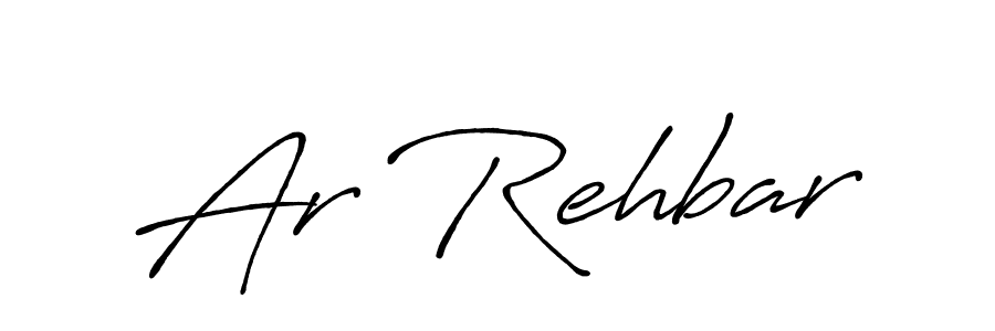 Also You can easily find your signature by using the search form. We will create Ar Rehbar name handwritten signature images for you free of cost using Antro_Vectra_Bolder sign style. Ar Rehbar signature style 7 images and pictures png