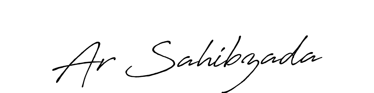 Similarly Antro_Vectra_Bolder is the best handwritten signature design. Signature creator online .You can use it as an online autograph creator for name Ar Sahibzada. Ar Sahibzada signature style 7 images and pictures png