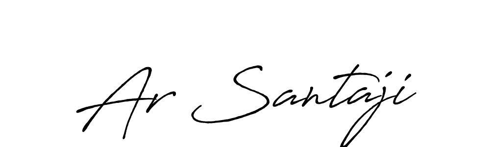 Make a beautiful signature design for name Ar Santaji. Use this online signature maker to create a handwritten signature for free. Ar Santaji signature style 7 images and pictures png