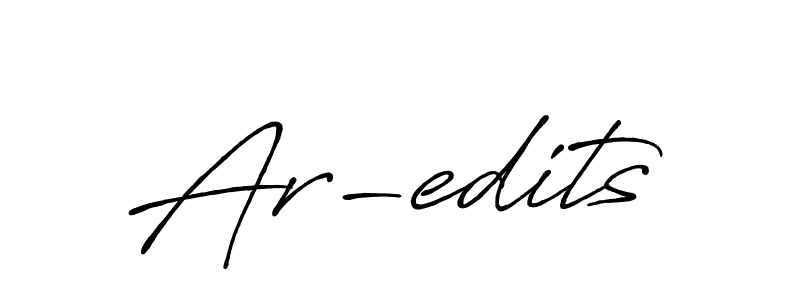 You should practise on your own different ways (Antro_Vectra_Bolder) to write your name (Ar-edits) in signature. don't let someone else do it for you. Ar-edits signature style 7 images and pictures png