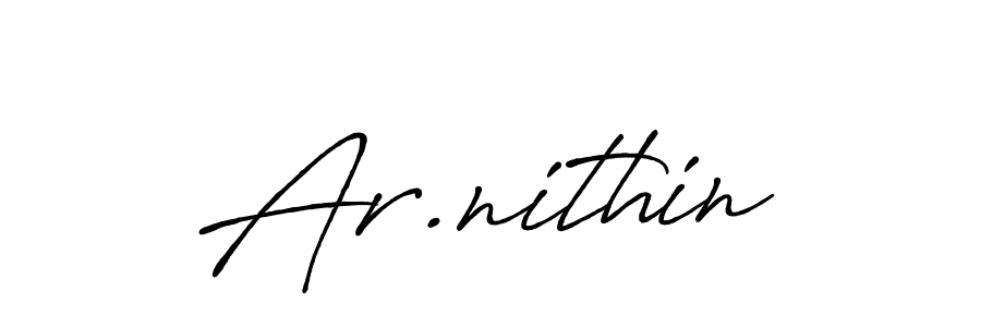 Antro_Vectra_Bolder is a professional signature style that is perfect for those who want to add a touch of class to their signature. It is also a great choice for those who want to make their signature more unique. Get Ar.nithin name to fancy signature for free. Ar.nithin signature style 7 images and pictures png