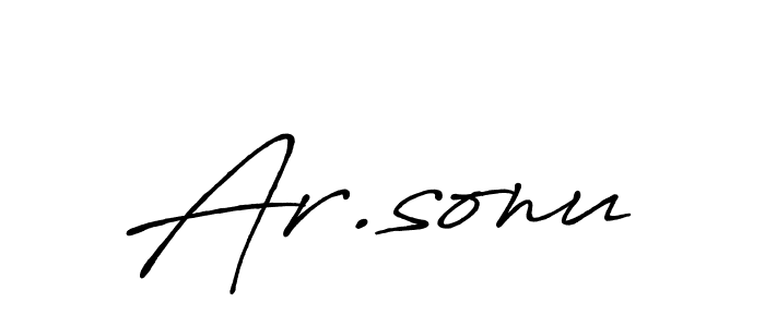 It looks lik you need a new signature style for name Ar.sonu. Design unique handwritten (Antro_Vectra_Bolder) signature with our free signature maker in just a few clicks. Ar.sonu signature style 7 images and pictures png