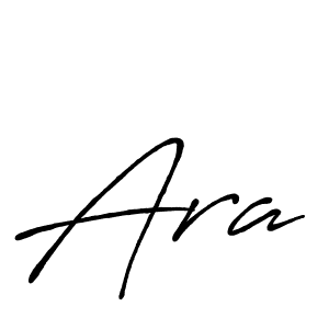 Similarly Antro_Vectra_Bolder is the best handwritten signature design. Signature creator online .You can use it as an online autograph creator for name Ara. Ara signature style 7 images and pictures png