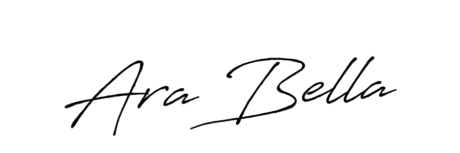 if you are searching for the best signature style for your name Ara Bella. so please give up your signature search. here we have designed multiple signature styles  using Antro_Vectra_Bolder. Ara Bella signature style 7 images and pictures png