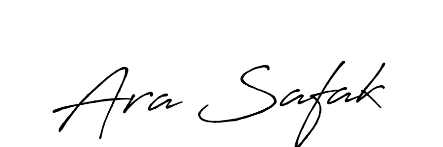 if you are searching for the best signature style for your name Ara Safak. so please give up your signature search. here we have designed multiple signature styles  using Antro_Vectra_Bolder. Ara Safak signature style 7 images and pictures png