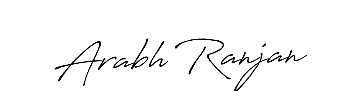 Similarly Antro_Vectra_Bolder is the best handwritten signature design. Signature creator online .You can use it as an online autograph creator for name Arabh Ranjan. Arabh Ranjan signature style 7 images and pictures png