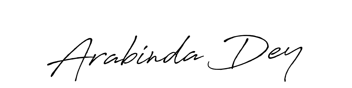 Design your own signature with our free online signature maker. With this signature software, you can create a handwritten (Antro_Vectra_Bolder) signature for name Arabinda Dey. Arabinda Dey signature style 7 images and pictures png