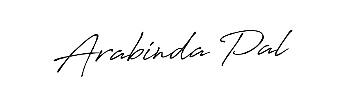 Create a beautiful signature design for name Arabinda Pal. With this signature (Antro_Vectra_Bolder) fonts, you can make a handwritten signature for free. Arabinda Pal signature style 7 images and pictures png