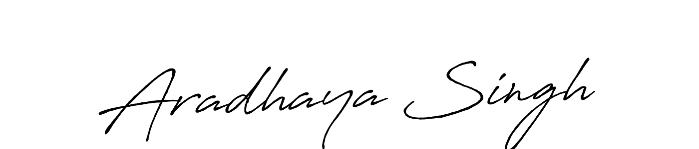 The best way (Antro_Vectra_Bolder) to make a short signature is to pick only two or three words in your name. The name Aradhaya Singh include a total of six letters. For converting this name. Aradhaya Singh signature style 7 images and pictures png