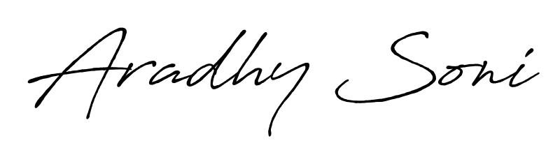 The Antro_Vectra_Bolder font gives name Aradhy Soni a signature that looks effortless yet distinguished. Download high-res PNG instantly. Aradhy Soni signature style 7 images and pictures png
