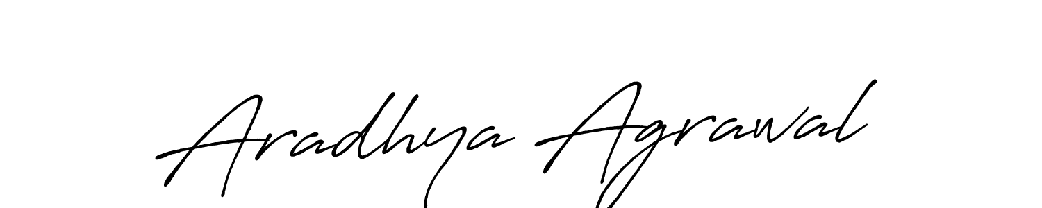 How to make Aradhya Agrawal signature? Antro_Vectra_Bolder is a professional autograph style. Create handwritten signature for Aradhya Agrawal name. Aradhya Agrawal signature style 7 images and pictures png