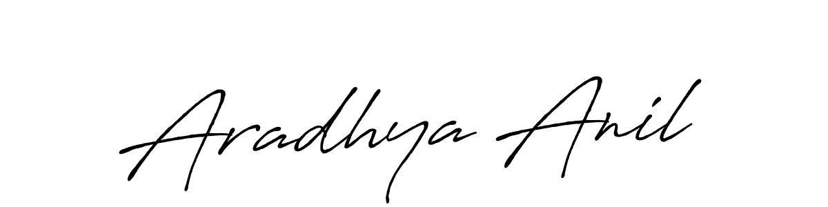 This is the best signature style for the Aradhya Anil name. Also you like these signature font (Antro_Vectra_Bolder). Mix name signature. Aradhya Anil signature style 7 images and pictures png