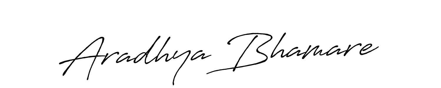 Make a beautiful signature design for name Aradhya Bhamare. Use this online signature maker to create a handwritten signature for free. Aradhya Bhamare signature style 7 images and pictures png