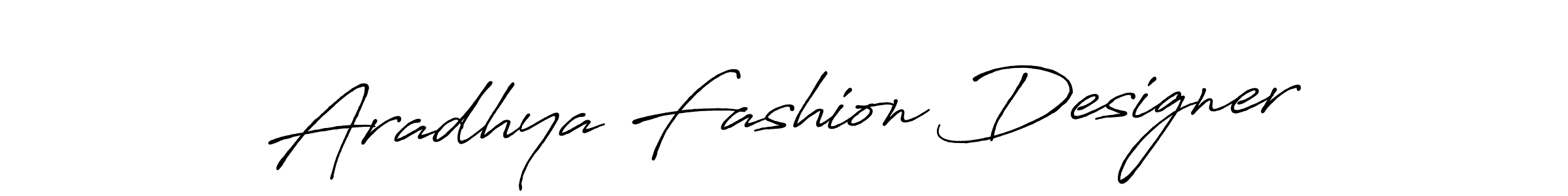 Antro_Vectra_Bolder is a professional signature style that is perfect for those who want to add a touch of class to their signature. It is also a great choice for those who want to make their signature more unique. Get Aradhya Fashion Designer name to fancy signature for free. Aradhya Fashion Designer signature style 7 images and pictures png