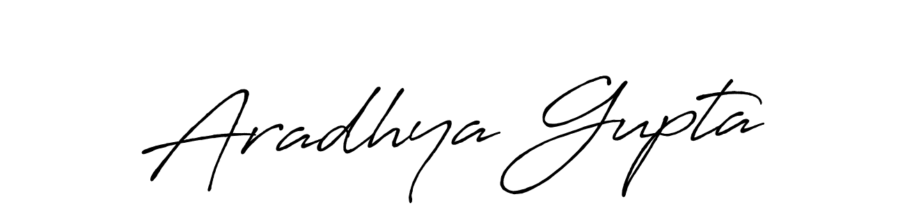 How to make Aradhya Gupta signature? Antro_Vectra_Bolder is a professional autograph style. Create handwritten signature for Aradhya Gupta name. Aradhya Gupta signature style 7 images and pictures png