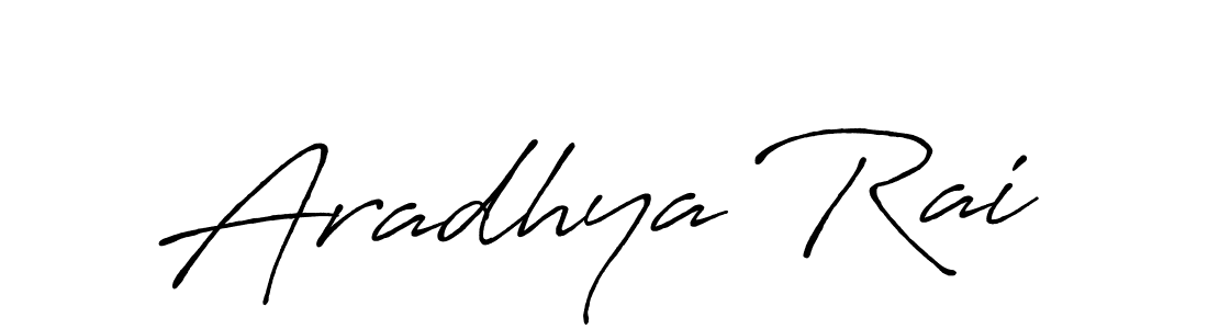 The best way (Antro_Vectra_Bolder) to make a short signature is to pick only two or three words in your name. The name Aradhya Rai include a total of six letters. For converting this name. Aradhya Rai signature style 7 images and pictures png