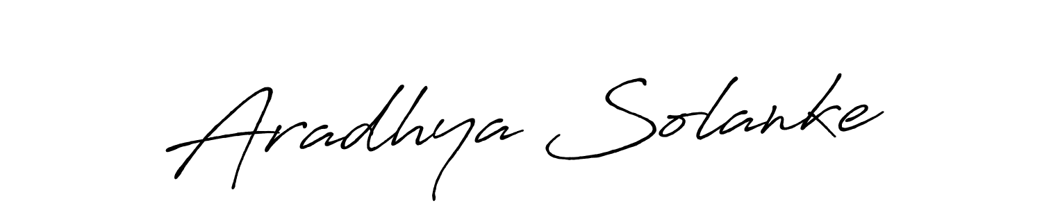 Make a beautiful signature design for name Aradhya Solanke. Use this online signature maker to create a handwritten signature for free. Aradhya Solanke signature style 7 images and pictures png
