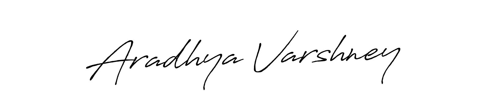 Also You can easily find your signature by using the search form. We will create Aradhya Varshney name handwritten signature images for you free of cost using Antro_Vectra_Bolder sign style. Aradhya Varshney signature style 7 images and pictures png