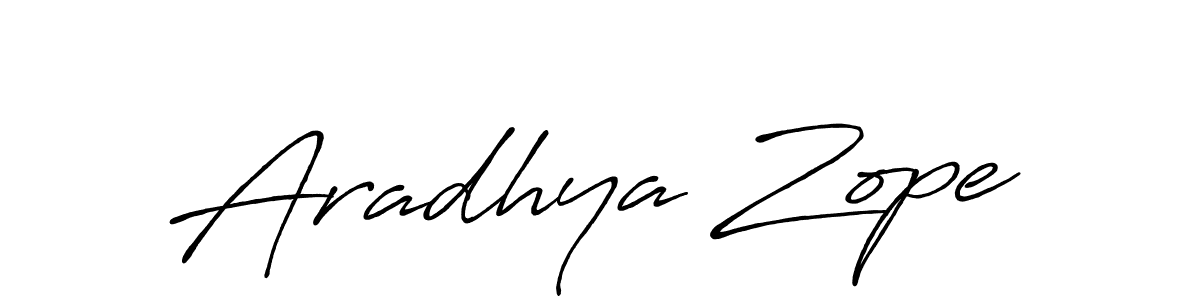 Here are the top 10 professional signature styles for the name Aradhya Zope. These are the best autograph styles you can use for your name. Aradhya Zope signature style 7 images and pictures png