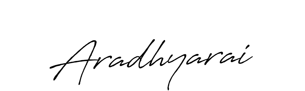 Make a beautiful signature design for name Aradhyarai. With this signature (Antro_Vectra_Bolder) style, you can create a handwritten signature for free. Aradhyarai signature style 7 images and pictures png