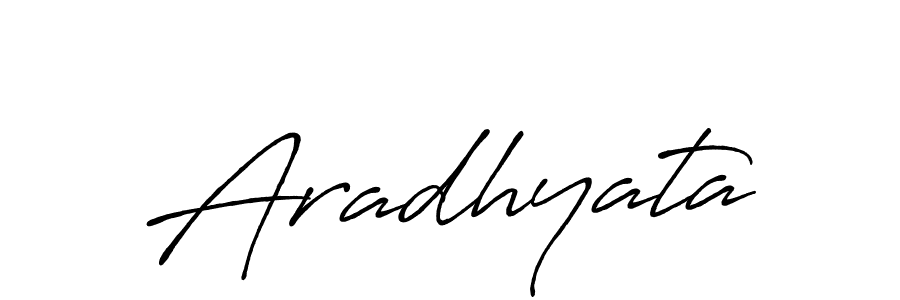 Use a signature maker to create a handwritten signature online. With this signature software, you can design (Antro_Vectra_Bolder) your own signature for name Aradhyata. Aradhyata signature style 7 images and pictures png