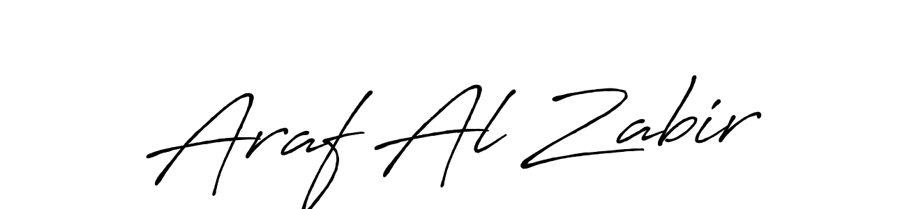 Use a signature maker to create a handwritten signature online. With this signature software, you can design (Antro_Vectra_Bolder) your own signature for name Araf Al Zabir. Araf Al Zabir signature style 7 images and pictures png