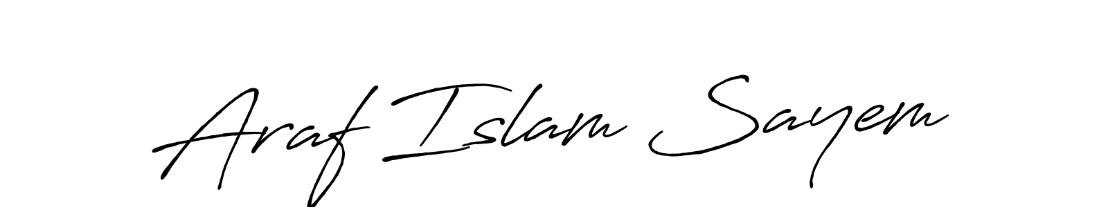 Similarly Antro_Vectra_Bolder is the best handwritten signature design. Signature creator online .You can use it as an online autograph creator for name Araf Islam Sayem. Araf Islam Sayem signature style 7 images and pictures png