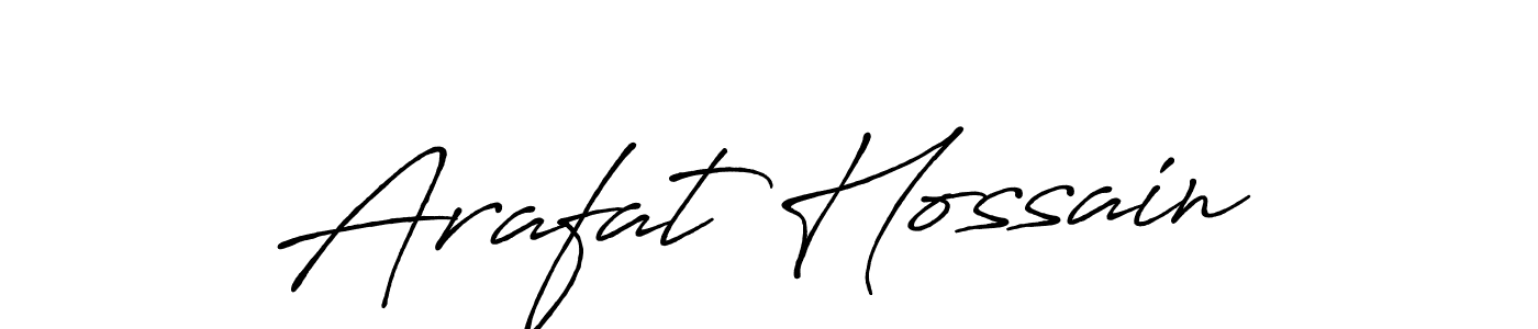 Also we have Arafat Hossain name is the best signature style. Create professional handwritten signature collection using Antro_Vectra_Bolder autograph style. Arafat Hossain signature style 7 images and pictures png