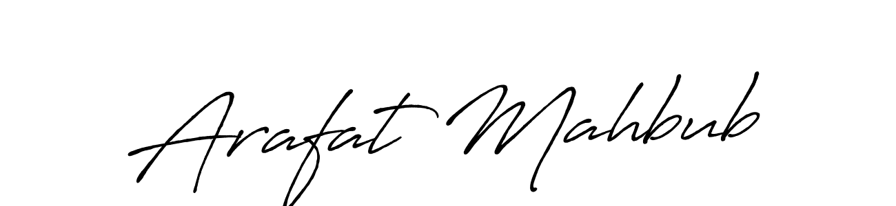 Also You can easily find your signature by using the search form. We will create Arafat Mahbub name handwritten signature images for you free of cost using Antro_Vectra_Bolder sign style. Arafat Mahbub signature style 7 images and pictures png