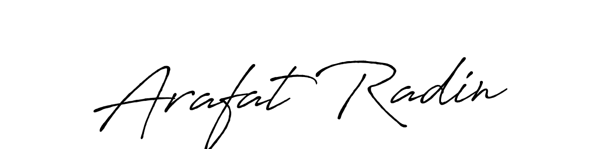 How to make Arafat Radin signature? Antro_Vectra_Bolder is a professional autograph style. Create handwritten signature for Arafat Radin name. Arafat Radin signature style 7 images and pictures png