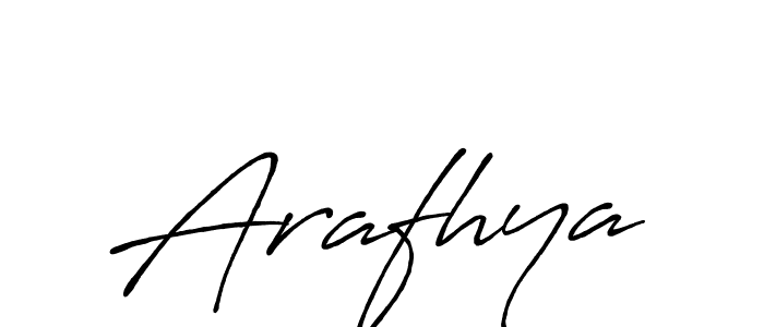 How to make Arafhya signature? Antro_Vectra_Bolder is a professional autograph style. Create handwritten signature for Arafhya name. Arafhya signature style 7 images and pictures png