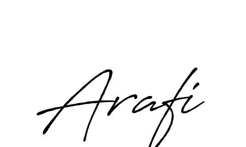 Arafi stylish signature style. Best Handwritten Sign (Antro_Vectra_Bolder) for my name. Handwritten Signature Collection Ideas for my name Arafi. Arafi signature style 7 images and pictures png