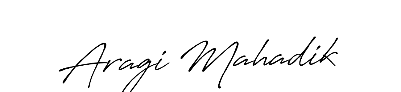 It looks lik you need a new signature style for name Aragi Mahadik. Design unique handwritten (Antro_Vectra_Bolder) signature with our free signature maker in just a few clicks. Aragi Mahadik signature style 7 images and pictures png