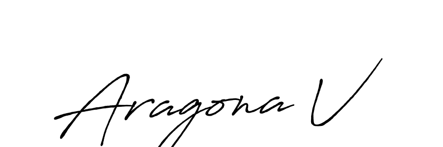 Antro_Vectra_Bolder is a professional signature style that is perfect for those who want to add a touch of class to their signature. It is also a great choice for those who want to make their signature more unique. Get Aragona V name to fancy signature for free. Aragona V signature style 7 images and pictures png