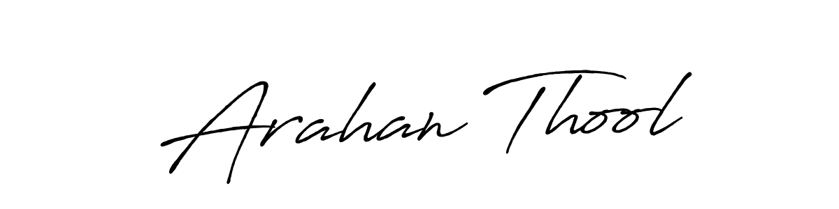 You should practise on your own different ways (Antro_Vectra_Bolder) to write your name (Arahan Thool) in signature. don't let someone else do it for you. Arahan Thool signature style 7 images and pictures png