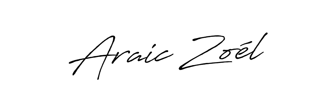 Also we have Araic Zoél name is the best signature style. Create professional handwritten signature collection using Antro_Vectra_Bolder autograph style. Araic Zoél signature style 7 images and pictures png