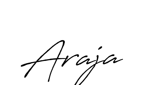 How to make Araja signature? Antro_Vectra_Bolder is a professional autograph style. Create handwritten signature for Araja name. Araja signature style 7 images and pictures png