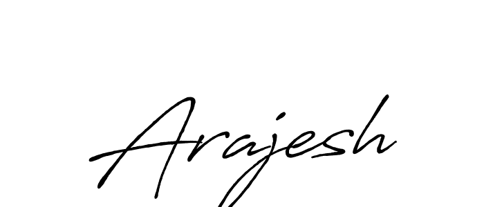 Design your own signature with our free online signature maker. With this signature software, you can create a handwritten (Antro_Vectra_Bolder) signature for name Arajesh. Arajesh signature style 7 images and pictures png