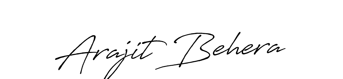 How to make Arajit Behera signature? Antro_Vectra_Bolder is a professional autograph style. Create handwritten signature for Arajit Behera name. Arajit Behera signature style 7 images and pictures png