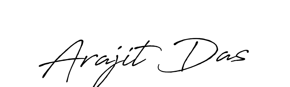 Use a signature maker to create a handwritten signature online. With this signature software, you can design (Antro_Vectra_Bolder) your own signature for name Arajit Das. Arajit Das signature style 7 images and pictures png