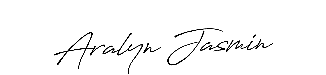 This is the best signature style for the Aralyn Jasmin name. Also you like these signature font (Antro_Vectra_Bolder). Mix name signature. Aralyn Jasmin signature style 7 images and pictures png