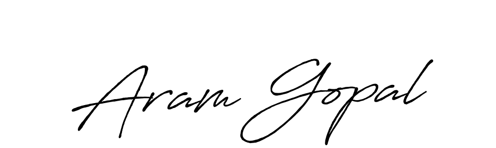 Make a beautiful signature design for name Aram Gopal. Use this online signature maker to create a handwritten signature for free. Aram Gopal signature style 7 images and pictures png
