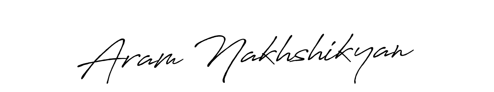 Aram Nakhshikyan stylish signature style. Best Handwritten Sign (Antro_Vectra_Bolder) for my name. Handwritten Signature Collection Ideas for my name Aram Nakhshikyan. Aram Nakhshikyan signature style 7 images and pictures png