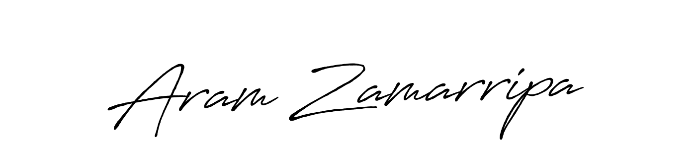 The best way (Antro_Vectra_Bolder) to make a short signature is to pick only two or three words in your name. The name Aram Zamarripa include a total of six letters. For converting this name. Aram Zamarripa signature style 7 images and pictures png
