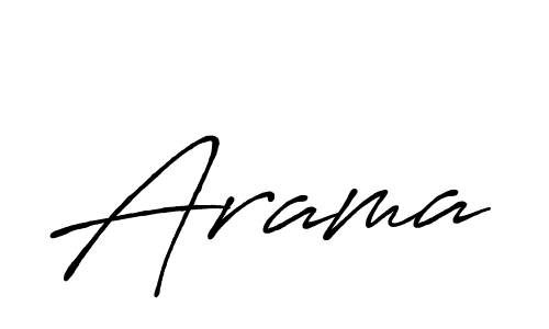 Also we have Arama name is the best signature style. Create professional handwritten signature collection using Antro_Vectra_Bolder autograph style. Arama signature style 7 images and pictures png