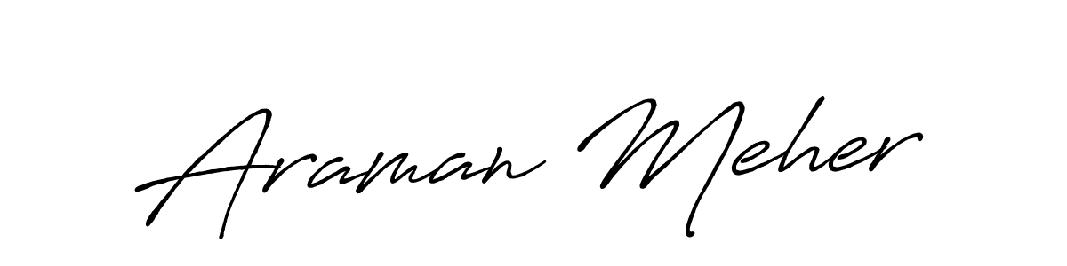 Check out images of Autograph of Araman Meher name. Actor Araman Meher Signature Style. Antro_Vectra_Bolder is a professional sign style online. Araman Meher signature style 7 images and pictures png