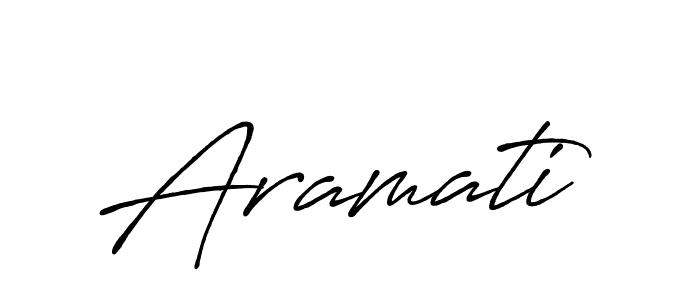 How to make Aramati name signature. Use Antro_Vectra_Bolder style for creating short signs online. This is the latest handwritten sign. Aramati signature style 7 images and pictures png