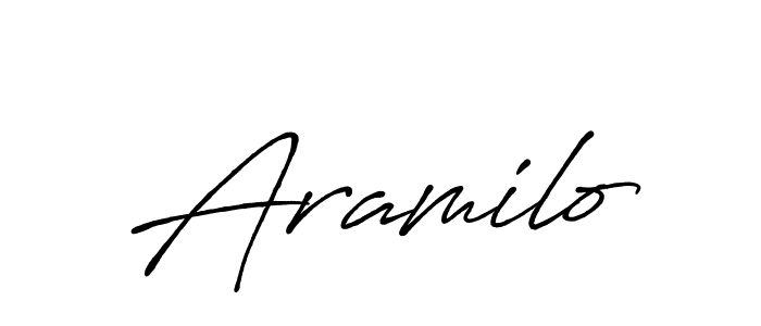 The best way (Antro_Vectra_Bolder) to make a short signature is to pick only two or three words in your name. The name Aramilo include a total of six letters. For converting this name. Aramilo signature style 7 images and pictures png